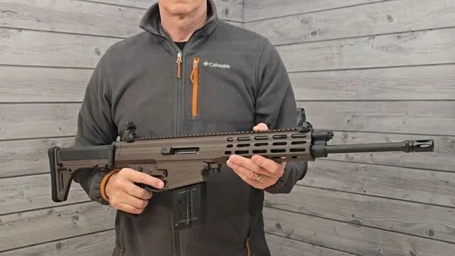 XCR-M Mini in 6.5 Creedmoor with 16" Light Barrel in Cerakote Vortex Bronze.  Weight 8.5 lbs. 

#tacticalgear 
#MultiCaliber 
#cerakote
#308win